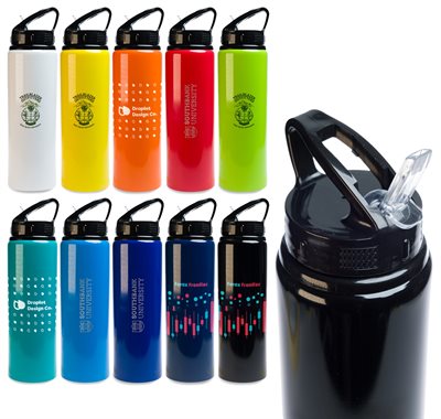 750ml Toledo Drink Bottle Flip Straw Lid