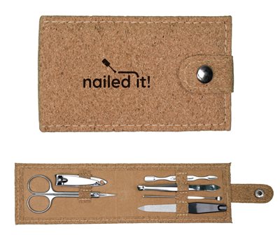 Cork Manicure Set