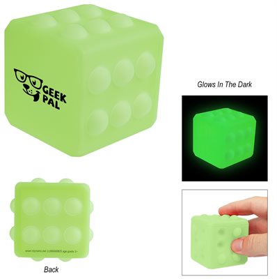 Glow-In-The-Dark Push & Pop Cube