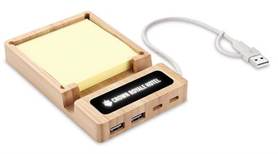 Illuminator Note Holder & USB Hub