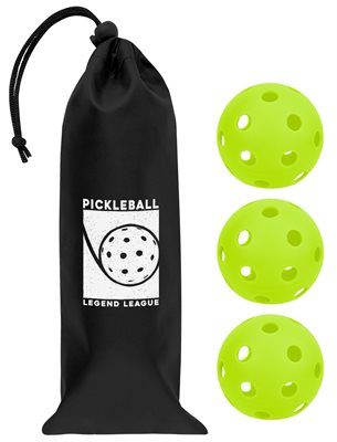 Indoor 3 Ball Pickleball Set