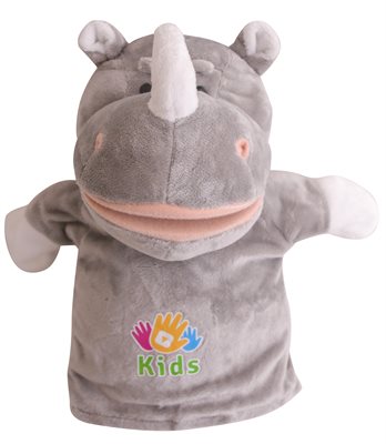 Kids Rhinoceros Hand Puppet