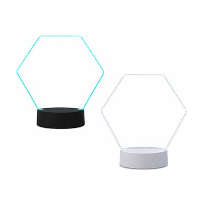 Light-Up Small Hexagon Shaped Award
