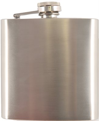 SecureSip Brushed Steel Flask