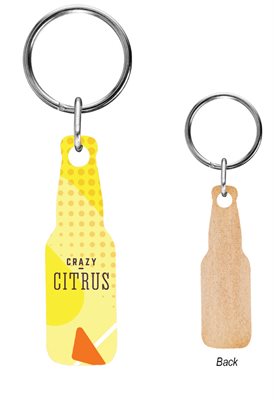 Wooden Custom Shaped Keyring