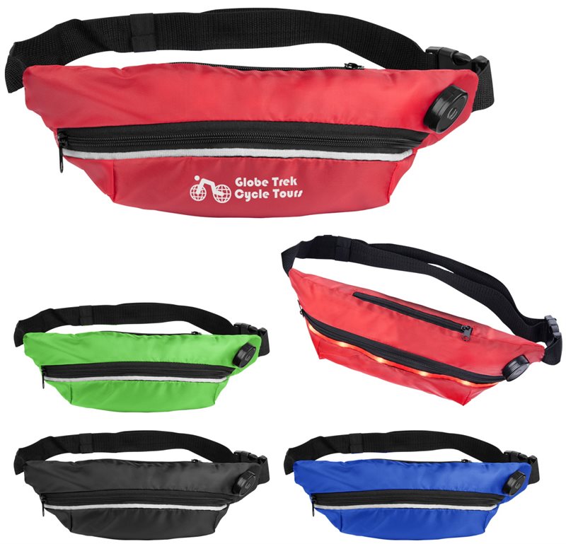 Light up outlet fanny pack