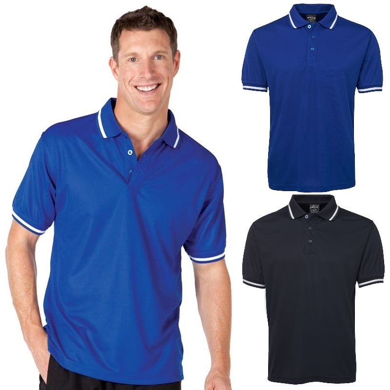 Miami Podium Cool Customised Polo Shirts Come With Contrasting Stripe