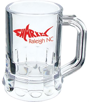 1.25oz Clear Styrene Plastic Mini Mug