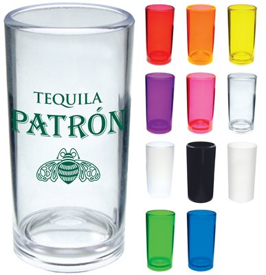 1.5oz Clear Polystyrene Plastic Shooter