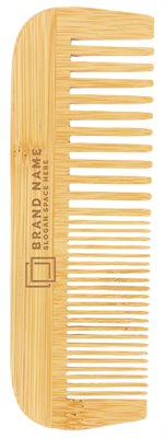 100% Bamboo Mixed Tooth Comb