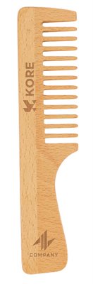 100% Beechwood Wide Tooth Comb