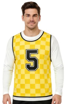 100% Polyester Sublimated Mercerized Training Bib