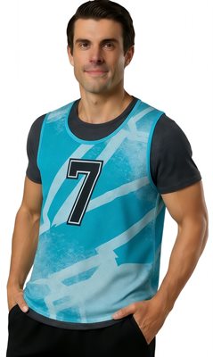 100% Polyester Sublimated Micro Mesh Training Bib