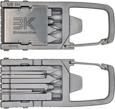 12-in-1 Stainless Steel Carabiner Multi-Tool