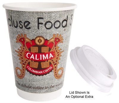 12oz Australian Made Double Walled Coffee Paper Cup