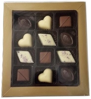 12pc Assorted Belgian Chocolate Box