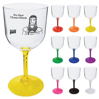 14oz Clear Acrylic Plastic Standard Stem Goblet