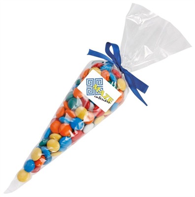 150gm Chocolate Gems Mixed Colours Confectionery Cone