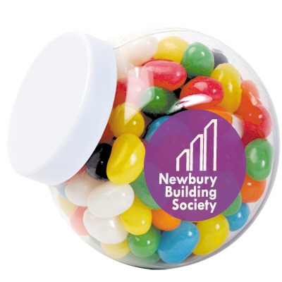 160gm Jelly Beans Mixed Colours Plastic Container