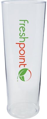 16oz Clear PVC Plastic Soda Glass