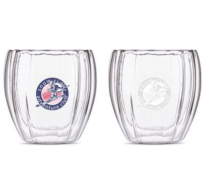 250ml Double Wall Helix Glass