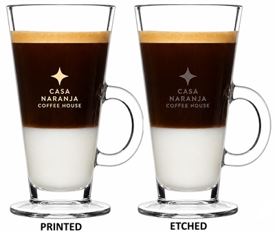 252ml Glass Latte Mug