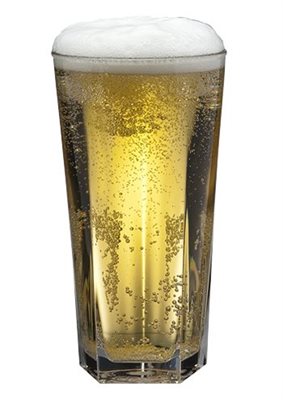 285ml Highball Nucleated Polycarbonate Beer Glass