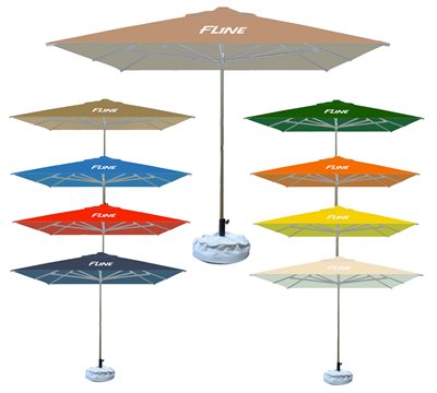 2x2m Square Budget Market Umbrella