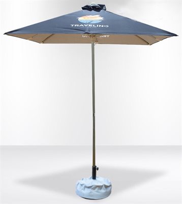 2x2m Square Full Colour Market Umbrella