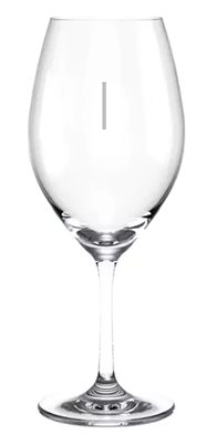 375ml Pourfection Plimsoll Double Vertical Lined Glass
