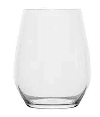 400ml Ivy Polycarbonate Pour Line Stemless Wine Glass