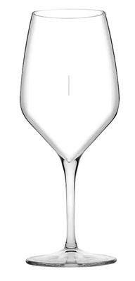 470ml Vintaro Plimsoll Double Vertical Lined Glass