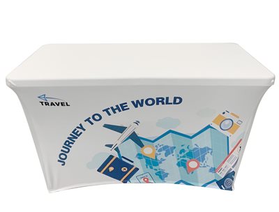 4ft Stretch Full Colour Tablecloth