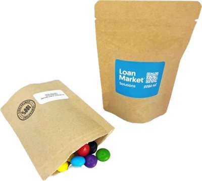 50g Choc Beans In Compostable Bag