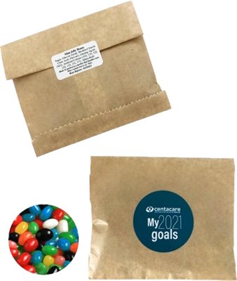 50g Mini Jelly Beans In Kraft Paper Bag