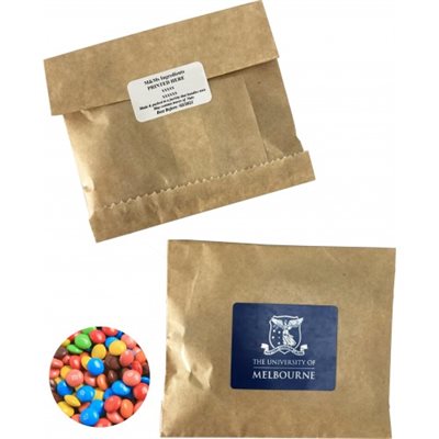 50g Mini M&Ms In Kraft Paper Bag