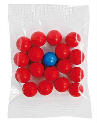 50gm Chocolate Balls Corporate Colours Cello Bag