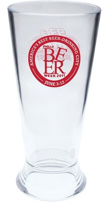 5oz Clear Styrene Plastic Sampler Pilsner Glass