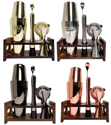 6 Piece Deluxe Bar Set With Stand