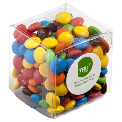 60gm M&Ms Small Clear Cube