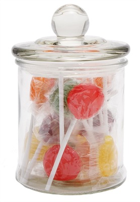 75gm Lollipops Apothecary Jar