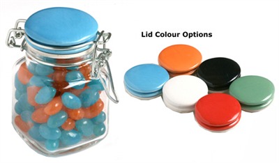 80gm Jelly Beans Mixed Colours Clip Lock Jar