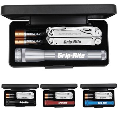 "AA" Mini LED Maglite® & Leatherman® Wave Gift Set