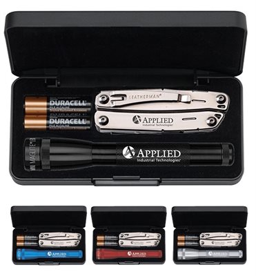 "AA" Mini LED Maglite® & Leatherman® Wingman Gift Set