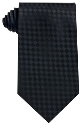 Aberdeen Polyester Tie In Black