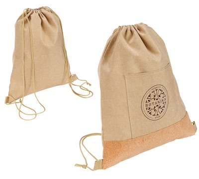 Adura RPET & Cork Drawstring Bag