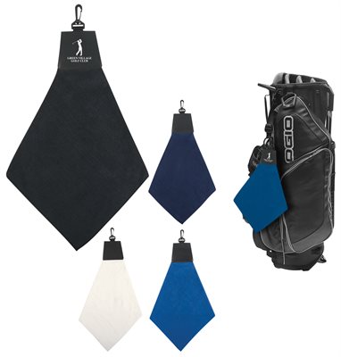 Alcantara Triangle Fold Golf Towel