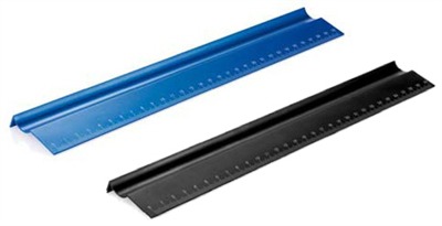Anodised Ruler with Pen Holder