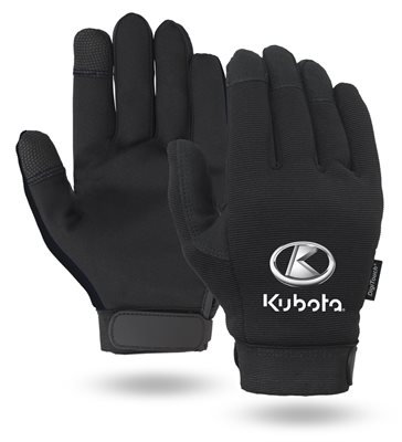 Black Touchscreen Mechanics Gloves