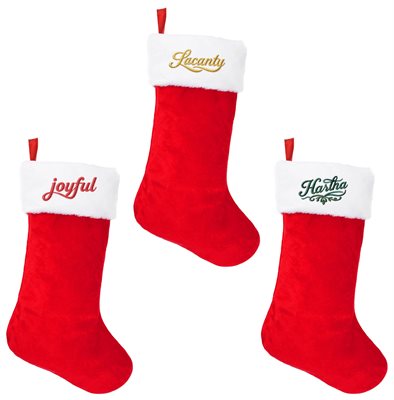 Blitzen Christmas Stocking